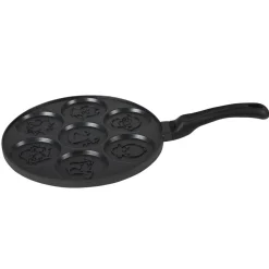 Gifi Petit Électroménager^Poêle à 7 pancakes en fonte motifs animaux 26 cm