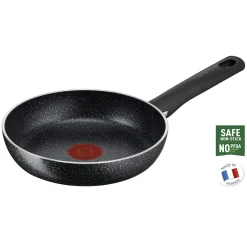 Gifi Cuisson^PoêleTéfal effet pierre grise et noire Ø20cm