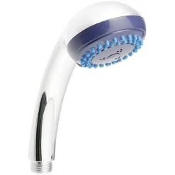 Pommeau de douche à 3 jets acier gris argenté^Gifi