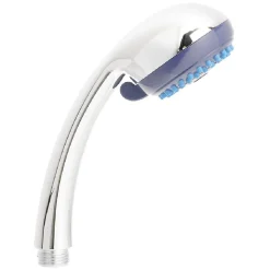 Pommeau de douche à 3 jets acier gris argenté^Gifi