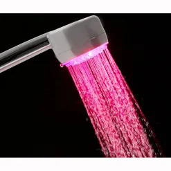 Pommeau de douche à LED 3 couleurs^Gifi Online