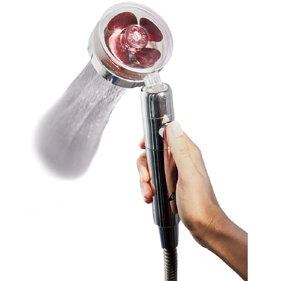 Pommeau de douche bouton start/stop tête inclinable et pivotante^Gifi Clearance