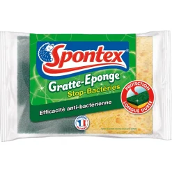 Best Éponge grattante stop bactérie Spontex x 2 Nettoyage Et Entretien