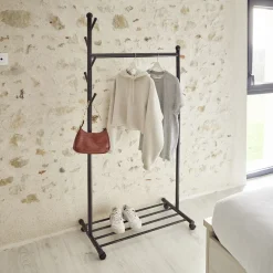 Sale Portant vêtements 3 en1 Rangement