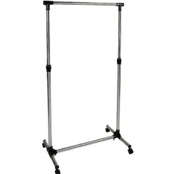 Sale Portant vêtements tube simple noir Rangement