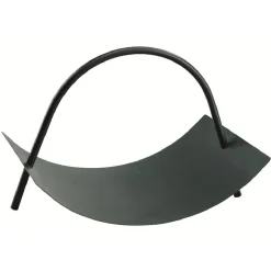 Porte bûche avec anse métal noir^Gifi New