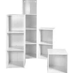 Sale Porte Box Cube bois blanc Rangement