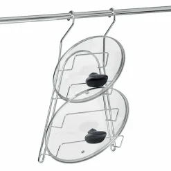 Gifi Rangement De Cuisine^Porte couvercle en inox pour barre de crédence