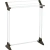 Porte serviette tube blanc^Gifi