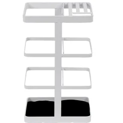 Gifi Rangement De Cuisine^Porte ustensiles de cuisine en métal blanc
