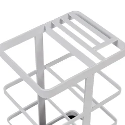 Gifi Rangement De Cuisine^Porte ustensiles de cuisine en métal blanc