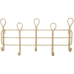 Best Porte-manteau effet bambou naturel Rangement