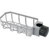 Gifi Rangement De Cuisine^Porte-éponge pour robinet plastique gris - L.20xl.9xH.5cm