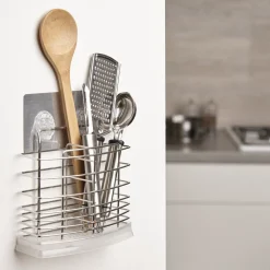 Gifi Rangement De Cuisine^Pot à ustensiles adhésif