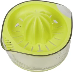 Gifi Préparation Culinaire^Presse agrumes avec réservoir transparent vert