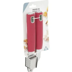 Gifi Préparation Culinaire^Presse ail inox rouge et gris