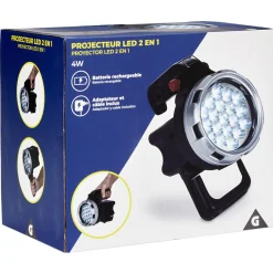 Projecteur LED rechargeable 170LM^Gifi Discount