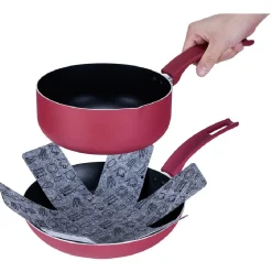 Gifi Cuisson^Protège poêle en feutrine x2
