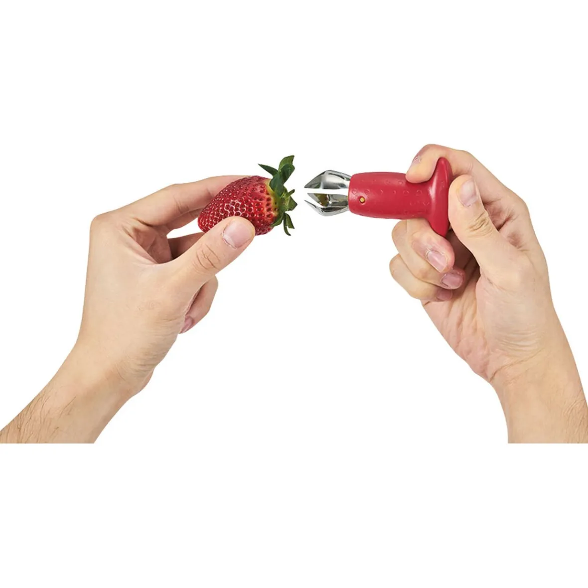 Gifi Préparation Culinaire^Équeuteur à fraises inox