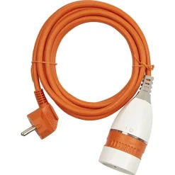 Rallonge 3 m interrupteur switch orange^Gifi Hot