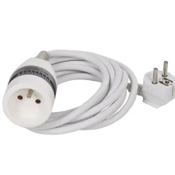 Rallonge 3 m interrupteur switch blanc^Gifi Clearance
