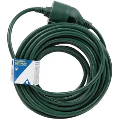 Rallonge électrique extérieure 10m vert^Gifi Best