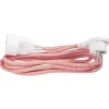 Rallonge textile 3m rouge et blanc^Gifi Online