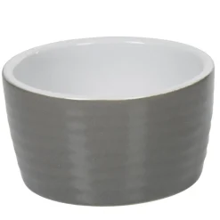 Gifi Cuisson^Ramequin individuel grès côtelé gris