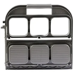 Gifi Rangement De Cuisine^Range bouteille pliable gris 6 emplacements