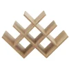 Gifi Rangement De Cuisine^Range bouteilles 8 compartiments bois naturel
