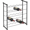 Gifi Rangement De Cuisine^Range bouteilles métal noir 30 bouteilles