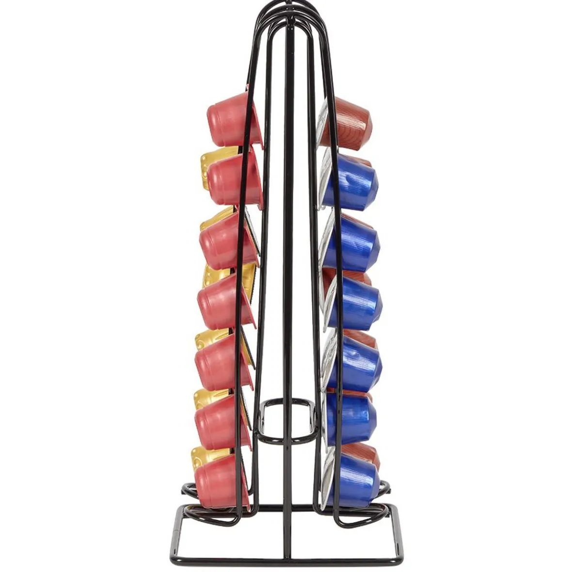 Gifi Rangement De Cuisine^Range capsules de café en métal noir