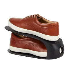 Sale Range chaussure empilable noir x3 Rangement