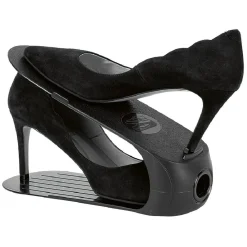 Sale Range chaussure empilable noir x3 Rangement