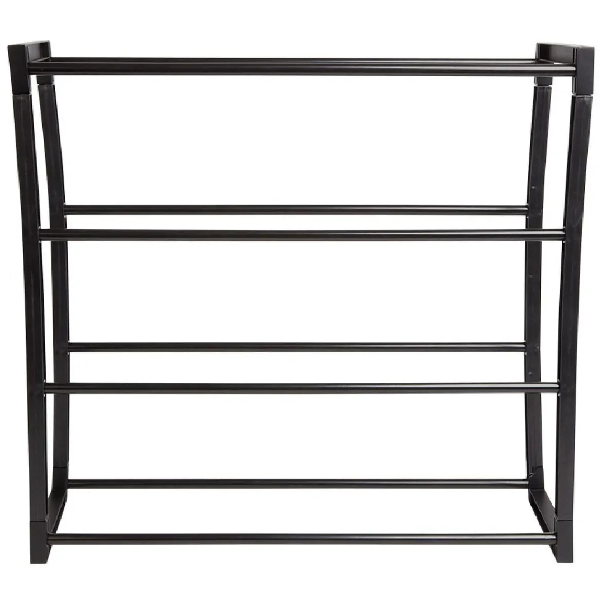 Sale Range chaussure métal noir 4 niveaux 8 paires Rangement
