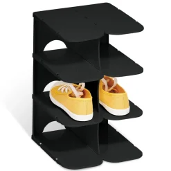 Sale Range chaussures 4 paires noir Rangement