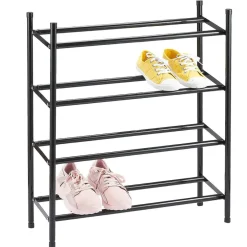Sale Range chaussures extensible noir 4 niveaux Rangement