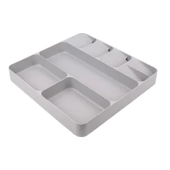Gifi Rangement De Cuisine^Range couvert 8 compartiments gris