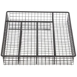 Gifi Rangement De Cuisine^Range couvert pour tiroir grillage en fer noir