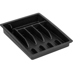Gifi Rangement De Cuisine^Range couverts extensible plastique noir