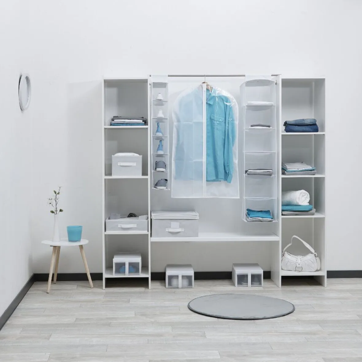 Best Range vêtements 6 compartiments Rangement
