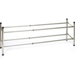 Best Range-chaussures extensible métal chromé Rangement