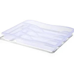 Gifi Rangement De Cuisine^Range-couverts en plastique transparent - L.33xl.25,5xH.4cm