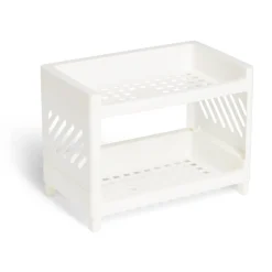 Gifi Rangement De Cuisine^Rangement à épices Sun Day polypropylène blanc L24x18xH14,5cm