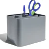 Gifi Rangement De Cuisine^Rangement couverts fer gris 17x13xH12cm