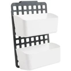 Gifi Rangement De Cuisine^Rangement de porte ajustable gris