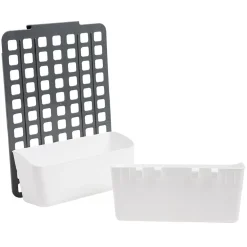 Gifi Rangement De Cuisine^Rangement de porte ajustable gris
