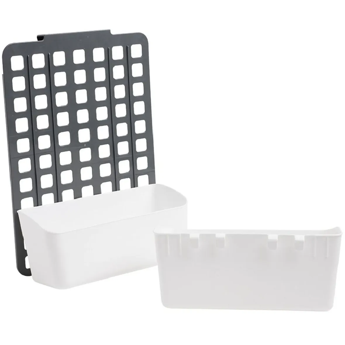 Gifi Rangement De Cuisine^Rangement de porte ajustable gris