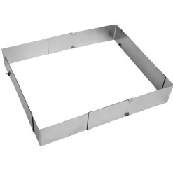 Gifi Préparation Culinaire^Rectangle à pâtisserie extensible axe central amovible 17/32x25/46cm