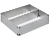 Gifi Préparation Culinaire^Rectangle à pâtisserie extensible inox